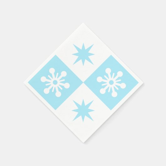 Winter  serviette (Ecke)