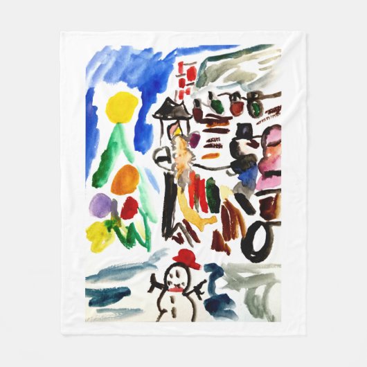 Winter set fleecedecke (Vorderseite)