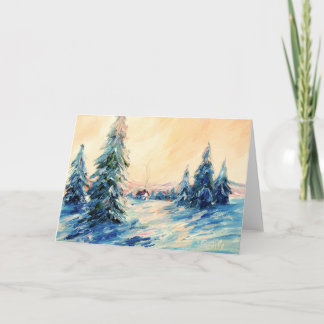 Winter Settles In Feiertagskarte