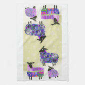 Winter Sheep Kitchen Teetücher Geschirrtuch (Vertikal)