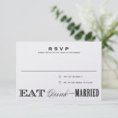 WINTER SHIMMER EDITION | UAWG 3,5 x 5 RSVP Karte (Stehend Vorderseite)