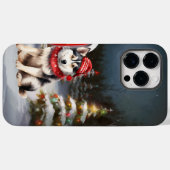 Winter Siberian Husky Caravan Weihnachtsabenteuer Case-Mate iPhone Hülle (Rückseite (Horizontal))