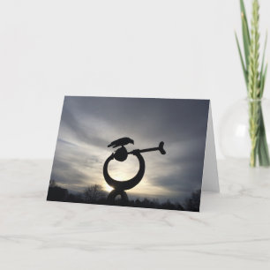 Winter Silhouette. Karte