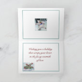 Winter-Skate-Feiertags-Karte Feiertagskarte (Innenseite)