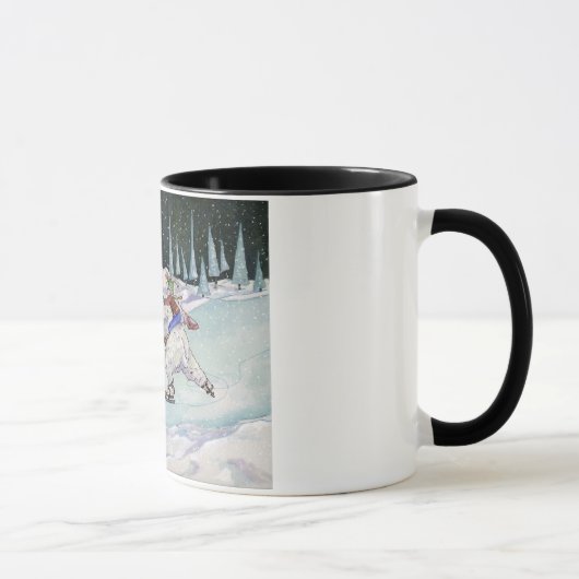 Winter-Skate-Tasse Tasse (Rechts)