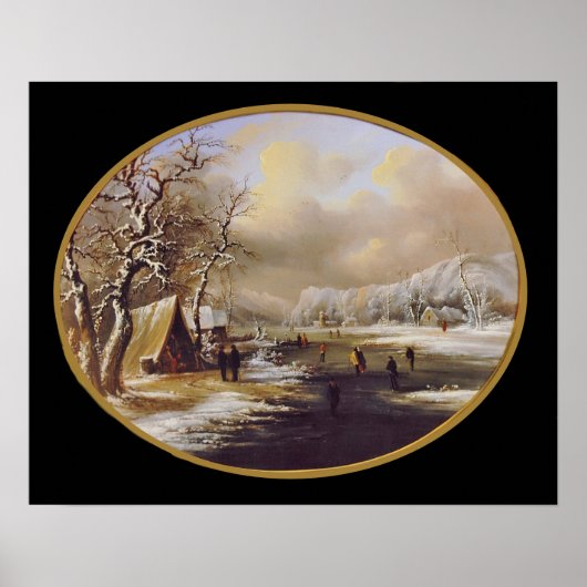 Winter Skaten in New Jersey Poster (Vorne)