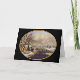 Winter Skaten Weihnachtsabend Card Karte