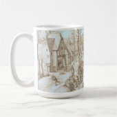 WINTER-SKATER (1584) Vintage Tasse (Links)