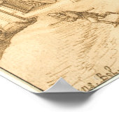 Winter Skater - Hans Bol Fine Art Poster (Ecke)