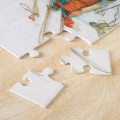 Winter-Ski durch Carl Larsson Puzzle (Seite)