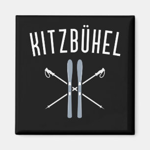 Winter Ski Österreich Tirol Kitzbühel Wintersport Magnet