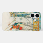 Winter Ski von Carl Larsson Case-Mate iPhone Hülle (Rückseite (Horizontal))