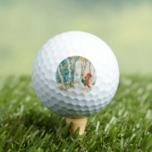 Winter Ski von Carl Larsson Golfball (Insitu T-Shirt)