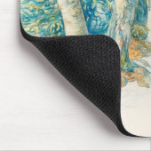 Winter Ski von Carl Larsson Mousepad (Ecke)
