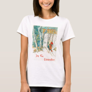 Winter Ski von Carl Larsson T-Shirt