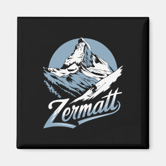 Winter Skiing Adventure  Magnet