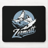 Winter Skiing Adventure  Mousepad (Vorne)