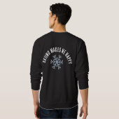 Winter-Skisport - Fühle den Rausch Sweatshirt (Schwarz voll)