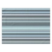 Winter Sky Aqua Blue Strip Tischdecke (Vorderseite (Horizontal))