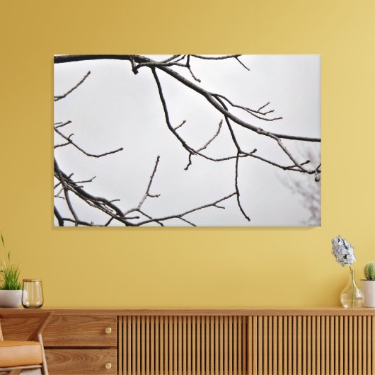 Winter Sky Leinwand Print (Insitu (Wohnzimmer))