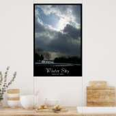 Winter Sky Poster (Küche)