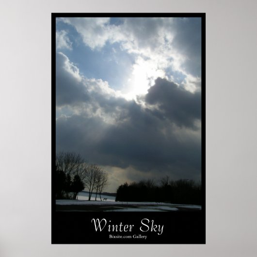 Winter Sky Poster (Vorne)