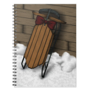 Winter Sled Notizblock
