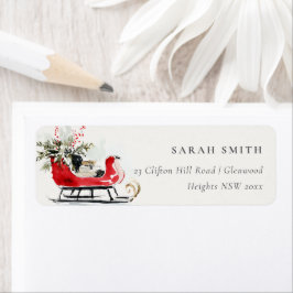 Winter Sleigh Its Cold Outside Neutral Address