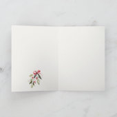 Winter Sleigh Its Cold Outside Neutral Baby Shower Dankeskarte (Innenseite)