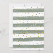 Winter Sleigh Let it Snow Weihnachten Party Einladung (Rückseite)