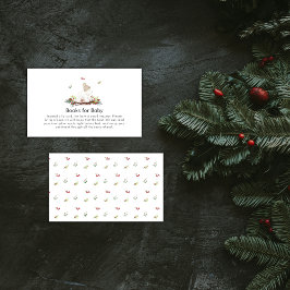 Winter Sleigh Polar Bear Books For Baby Shower  Begleitkarte