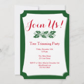 Winter Sleigh Reiten Albergo Colmanicchio Einladung (Rückseite)