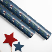 Winter Sleigh Ride Forest Friends Geschenkpapier