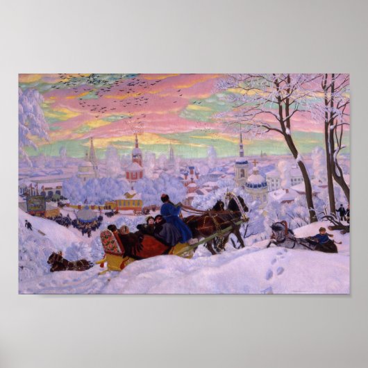 Winter Sleigh - Shrovetide Poster (Vorne)