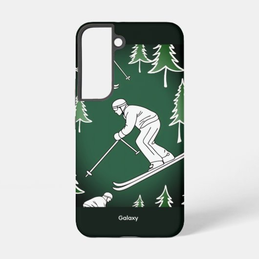 Winter Slopes Galaxy Premium Case Samsung Galaxy Hülle (Rückseite)