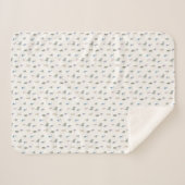 WINTER SLOPES Ski Pattern Sherpadecke (Vorderseite (Horizontal))