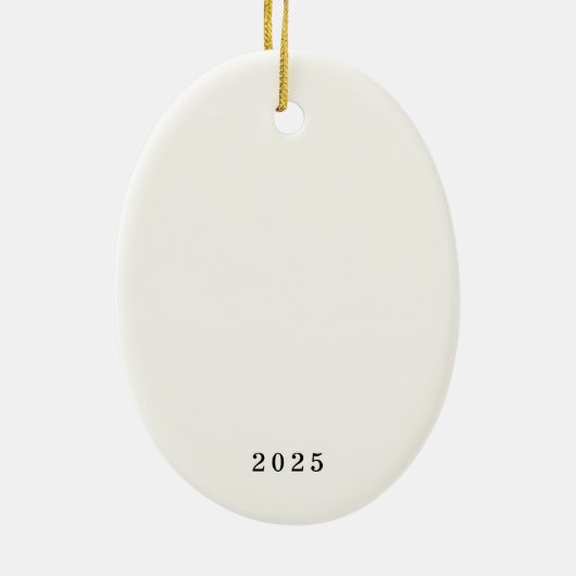 WINTER SLOPES Skier Keramik Ornament (Hinten)