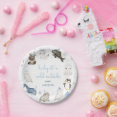 Winter Snow Animals Baby Dusche Party Pappteller (Party)