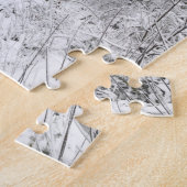 Winter Snow at Multnomah Falls in Oregon Jigsaw Pu Puzzle (Seite)