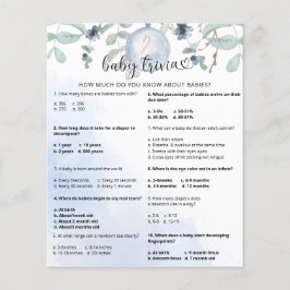 Winter Snow Baby Trivia | Baby Showspiel