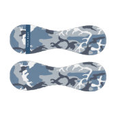 Winter Snow Blue Camouflage Ihr Name Personalisier Baseball (Paneele)