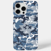 Winter Snow Blue Camouflage, Militär, Armee Case-Mate iPhone Hülle (Rückseite)