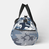 Winter Snow Blue Camouflage, Militär, Armee Duffle Bag (Rechts)