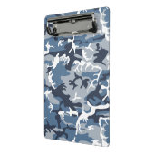 Winter Snow Blue Camouflage, Militär, Armee Mini Klemmbrett (Gewinkelt2)