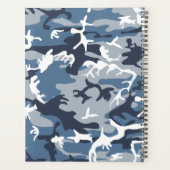 Winter Snow Blue Camouflage, Militär, Armee Planer (Rückseite)