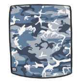 Winter Snow Blue Camouflage, Militär, Armee Rucksack (Abnehmbare Front)