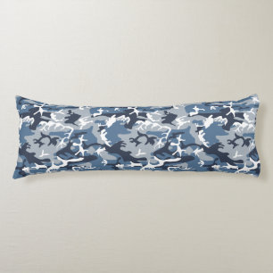 Winter Snow Blue Camouflage, Militär, Armee Seitenschläferkissen
