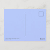 Winter Snow Blue Ice Water Ripples Catti Postkarte (Rückseite)