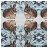 Winter Snow Bunny Fabric Stoff (Muster)