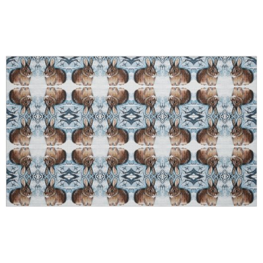 Winter Snow Bunny Fabric Stoff (Fat Quarter (45,7 x 55,9 cm))